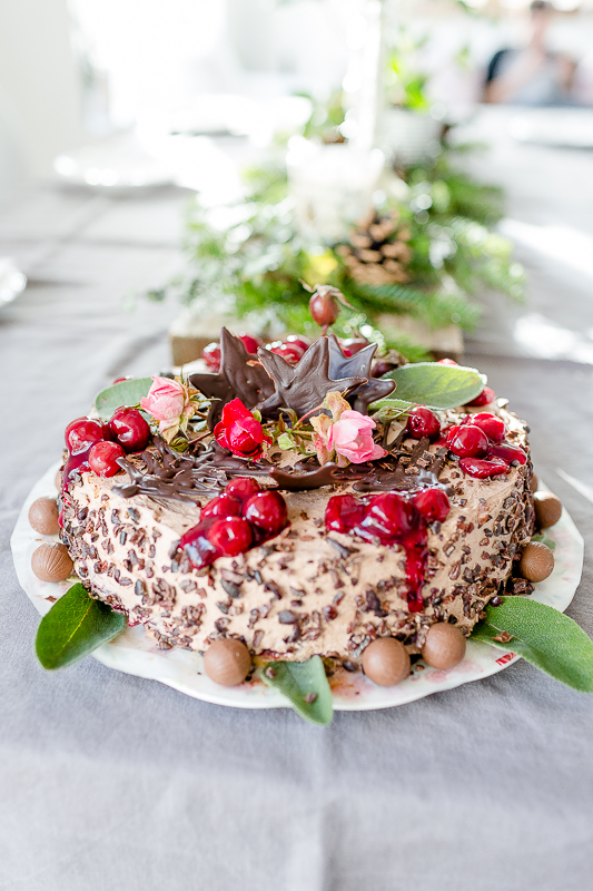 Rezept für Schokoladen- Weihnachtstorte,Pomponetti, Impressionen vom Weihnachtsfest