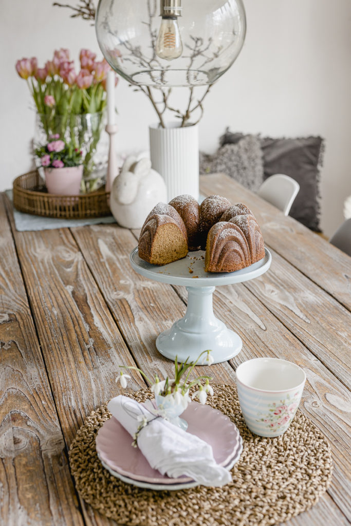 Eierlikörkuchen ohne weißen Zucker, Pomponetti