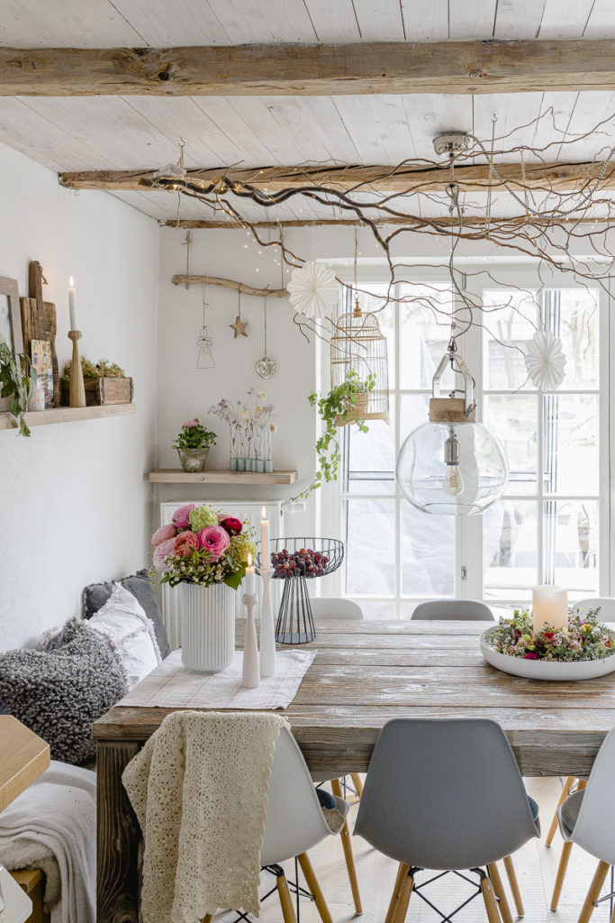 Frühlingsdeko oder der Mai im Pomponetti-Haus und Garten, Pomponetti