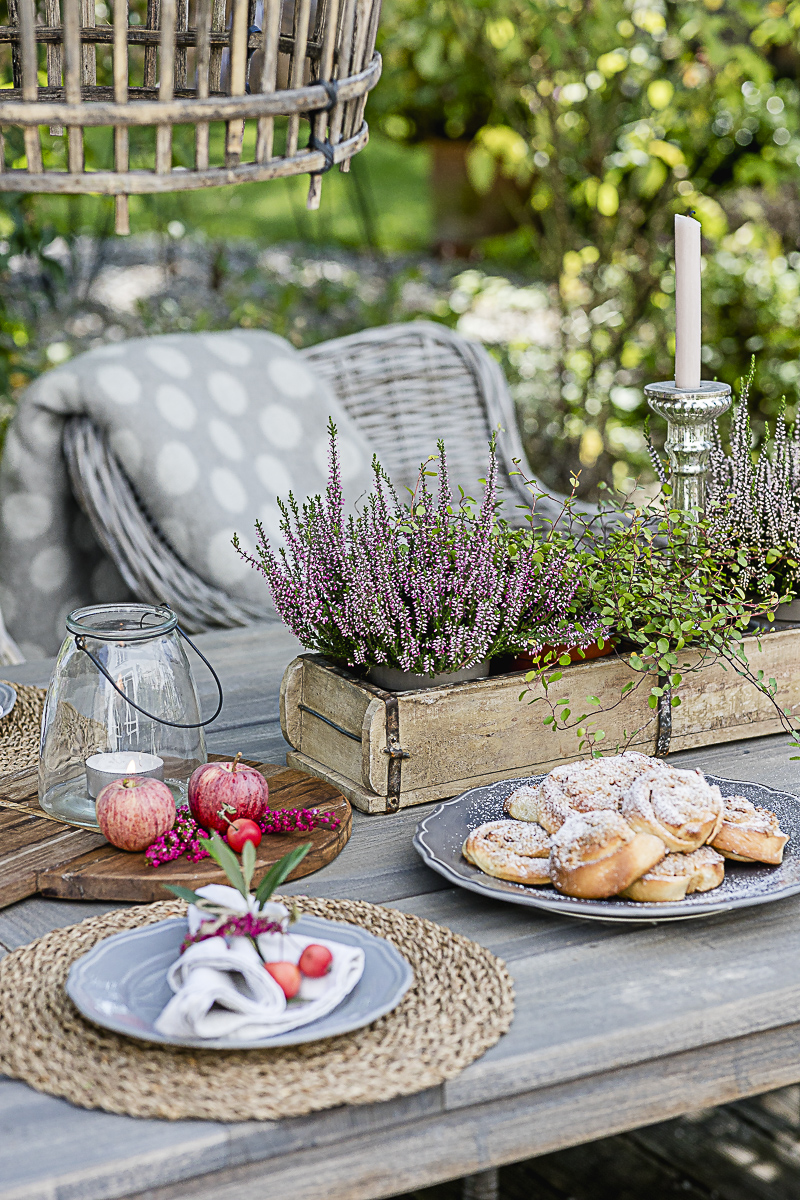 Table decoration autumn, Pomponetti